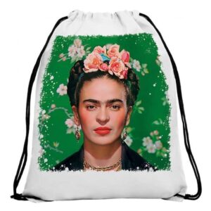 Mochila saco personalizada con fotos con trasera negra