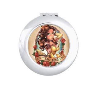 Espejo personalizado con fotos redondo