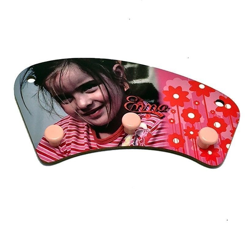 Colgador mini personalizado con fotos Azul o Rosa - Imagen 2