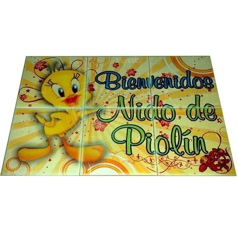 Azulejo personalizado con fotos con foto Mural de 6 azulejos