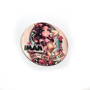 Imán personalizado con fotos redondo