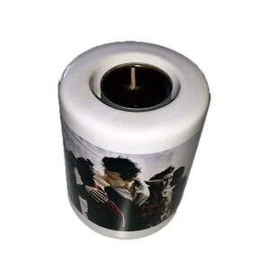 Porta velas personalizado con fotos grande