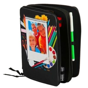 Estuche escolar personalizado con fotos con accesorios
