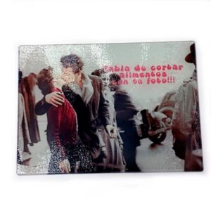 Tabla de cortar personalizada con fotos grande