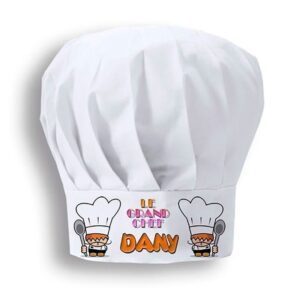Gorro chef personalizado con fotos