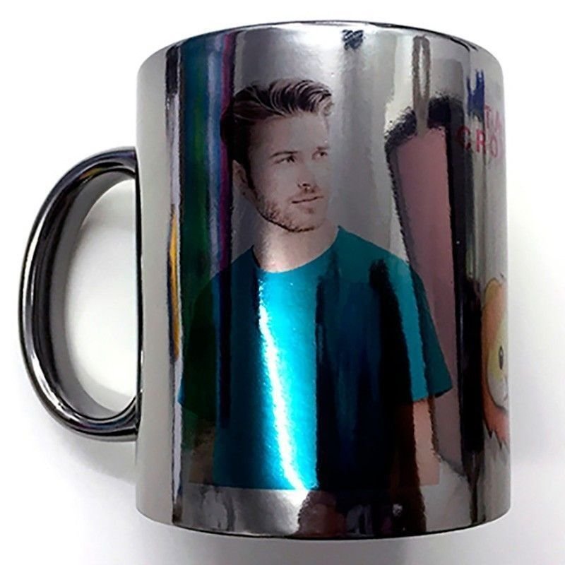 Taza personalizada con fotos Cromada
