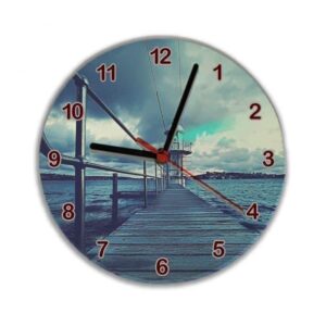 Reloj personalizado con fotos cristal redondo 21cm